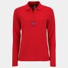 SOL'S Ladies Perfect Long Sleeve Piqué Polo Shirt Thumbnail